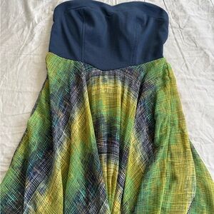 Strapless maxi dress